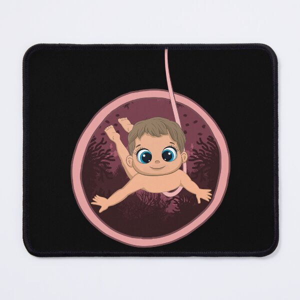 Item preview, Cute Baby in the Womb Swimming designed and sold by DabGraphic.