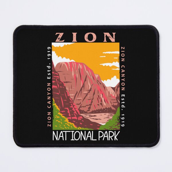 Item preview, Zion National Park Utah Zion Canyon Distressed designed and sold by KrisSidDesigns.