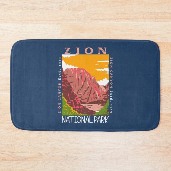 Item preview, Zion National Park Utah Zion Canyon Distressed designed and sold by KrisSidDesigns.