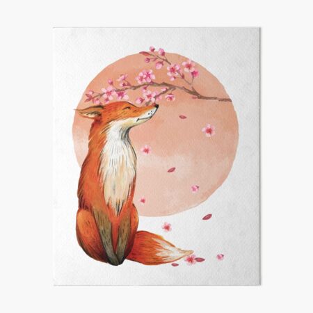 Item preview, Cute Fox Flower designed and sold by SunsetGloww.