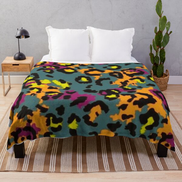 Item preview, Funky and quirky Orange, pink and yellow leopard Pattern. designed and sold by FishEagle.