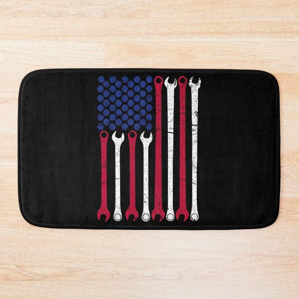 Item preview, Mechanic Flag designed and sold by SunsetGloww.