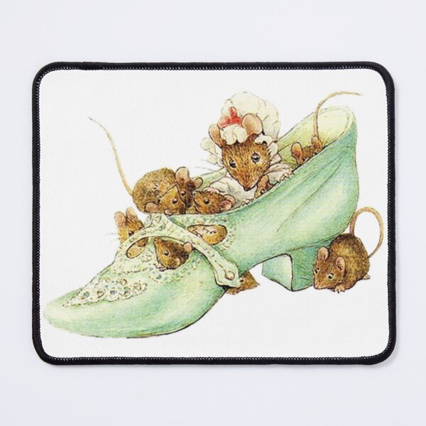 Item preview, Mouse Family in Shoe - Beatrix Potter designed and sold by SALON DES ARTS.