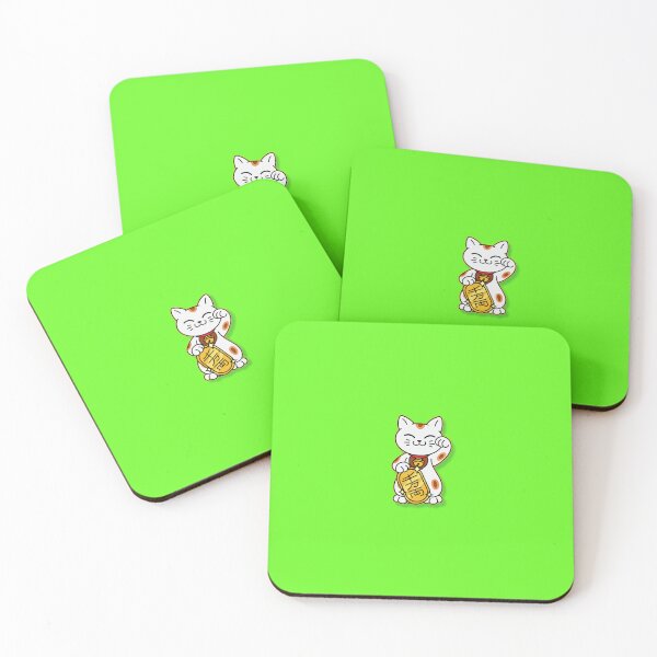 Item preview, Good luck kitty with medallion  designed and sold by BubbleCrumbs.
