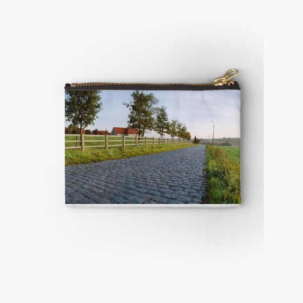 Item preview, paving sett road  in autumnal sunlight designed and sold by FotoMahieu.