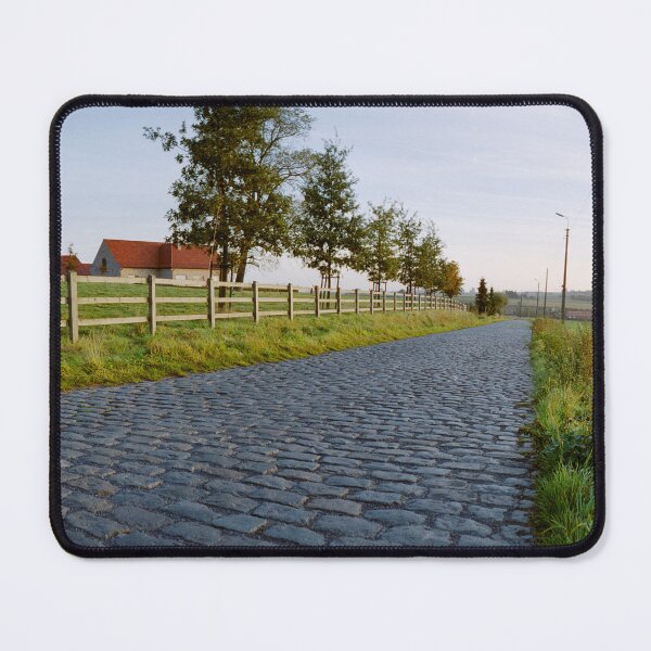 Item preview, paving sett road in autumnal sunlight designed and sold by FotoMahieu.