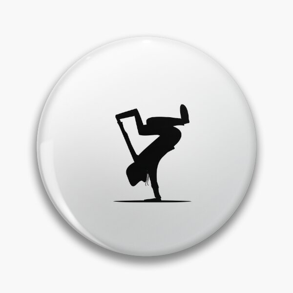 Artikelvorschau, Breakdance Bboy Bgirl Cartoon-Silhouette entworfen und verkauft von Minimalist Quotes and Sayings.