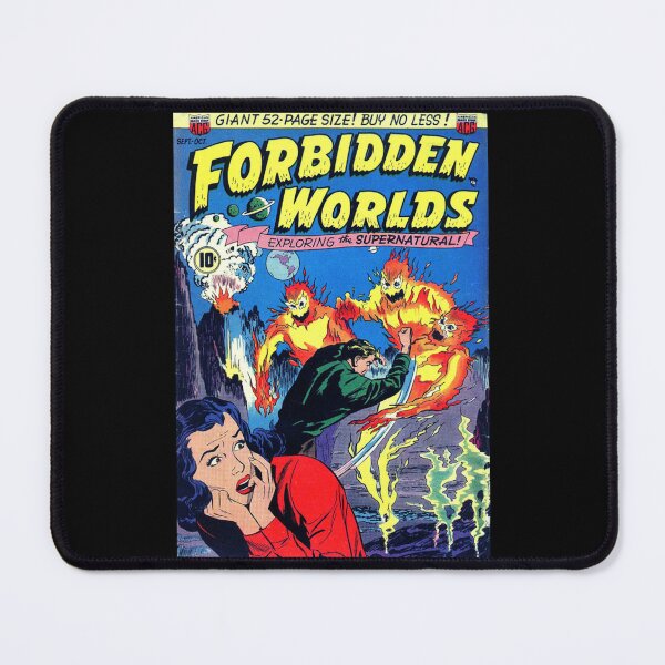 Artikelvorschau, Verbotene Welten Sept.-Okt. Vintage Retro Science Fiction Comic Cover Racerback Tanktop entworfen und verkauft von saurelmosert.