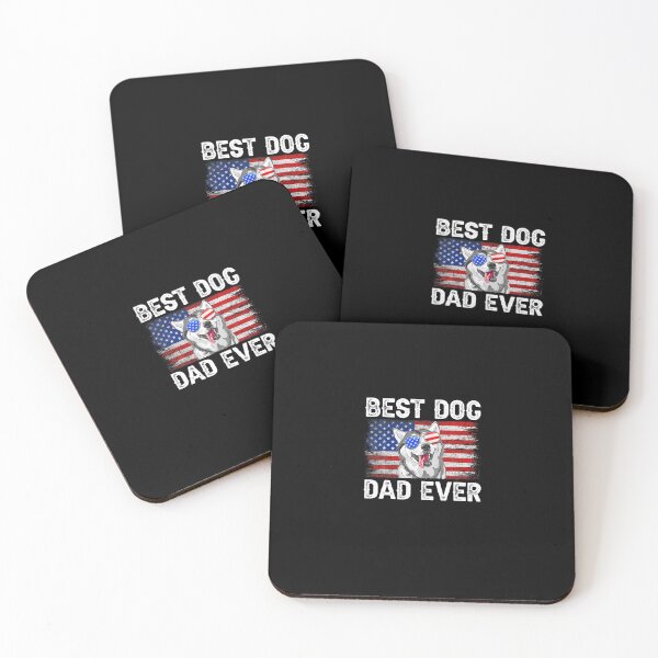 Item preview,  Mens Best Siberian Husky Dad Ever American Flag 4th of July T Shirt designed and sold by STEPHESODERLUND.