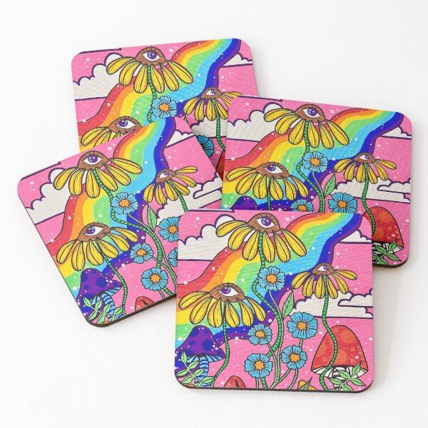 Item preview, Psychedelic Flora  designed and sold by blitz.ink.