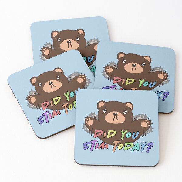 Item preview, Did You Stim Today? - Bear Reminders designed and sold by sticker-li.