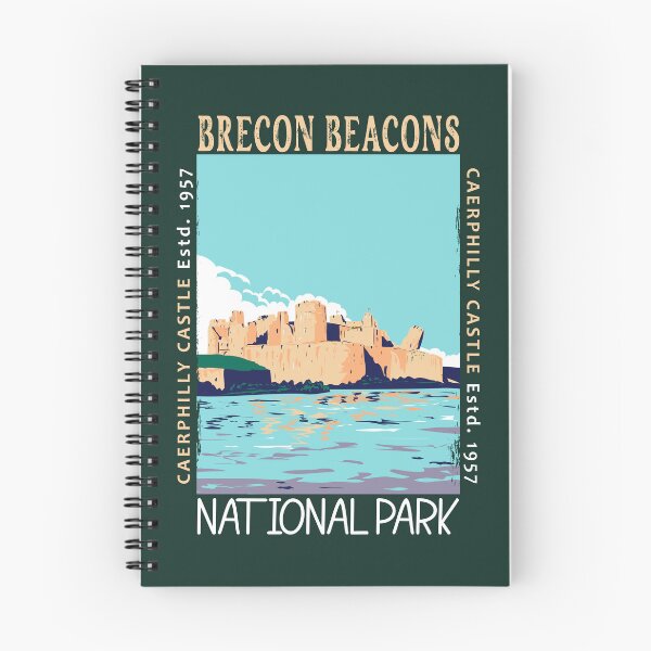 Item preview, Brecon Beacons Caerphilly Castle National Park Distressed designed and sold by KrisSidDesigns.