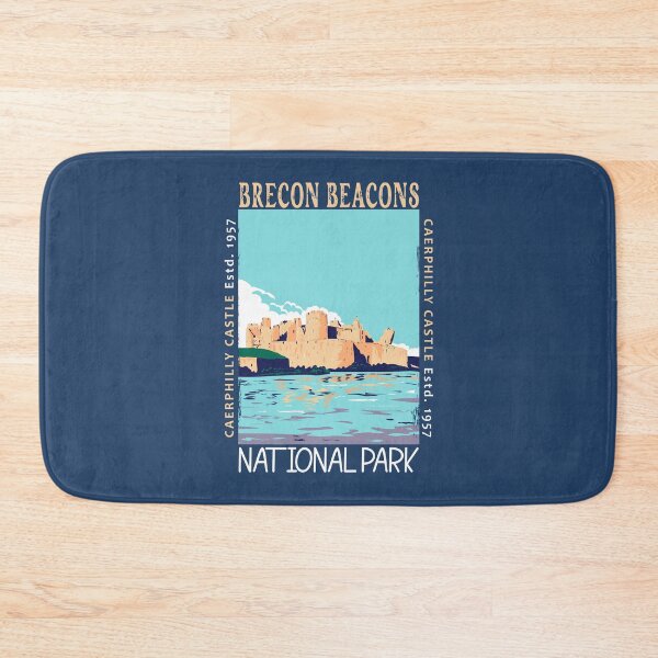 Item preview, Brecon Beacons Caerphilly Castle National Park Distressed designed and sold by KrisSidDesigns.