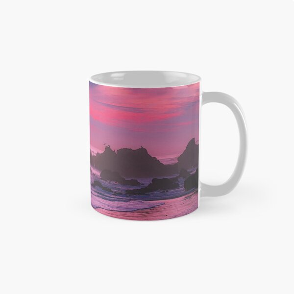 Item preview, Pink and purple beach - Watercolor Painting 2 designed and sold by Unaiza Khalid.