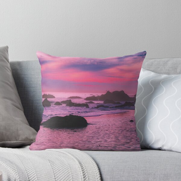 Item preview, Pink and purple beach - Watercolor Painting 2 designed and sold by Unaiza Khalid.