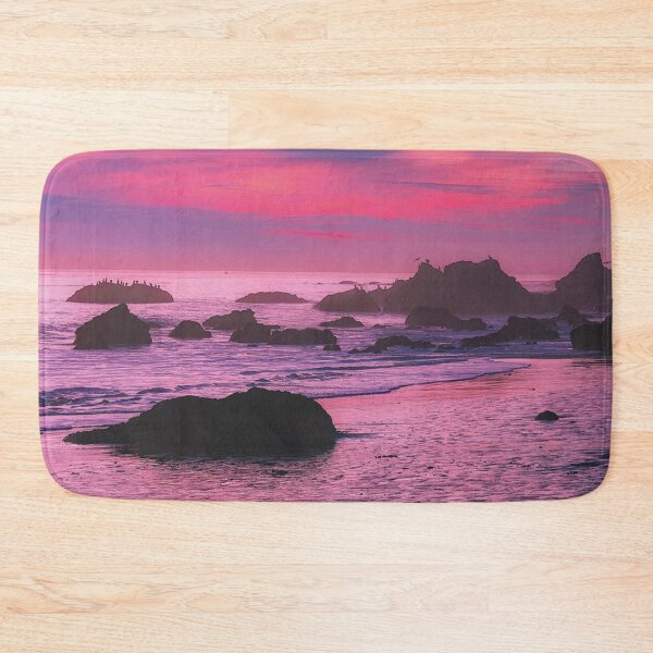 Item preview, Pink and purple beach - Watercolor Painting 2 designed and sold by Unaiza Khalid.