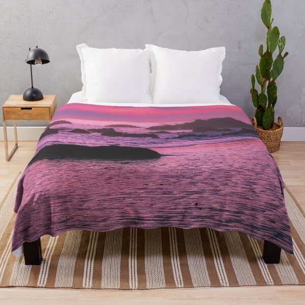 Item preview, Pink and purple beach - Watercolor Painting 2 designed and sold by Unaiza Khalid.