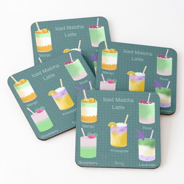 Item preview, Iced Matcha Latte designed and sold by MarcyBrennanArt.