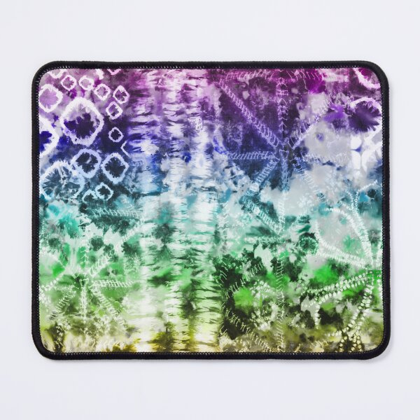 Item preview, Rainbow Summer Tie Dye Batik Wax Tie Die Print designed and sold by paperandfrill.