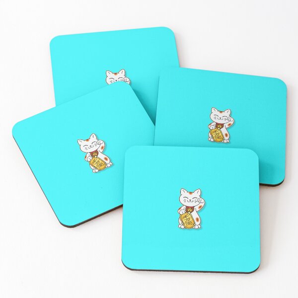 Item preview, Good luck kitty with medallion  designed and sold by BubbleCrumbs.
