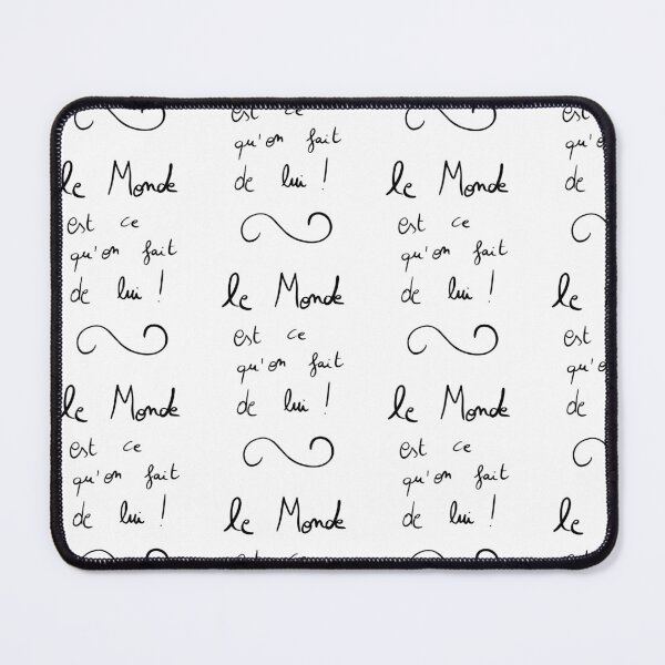 Item preview, Le monde est ce qu on fait de lui designed and sold by Vanjo63.