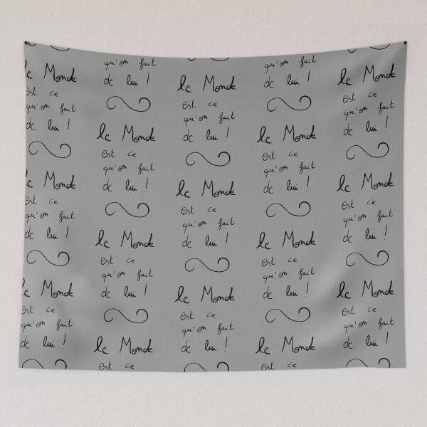 Item preview, Le monde est ce qu on fait de lui designed and sold by Vanjo63.
