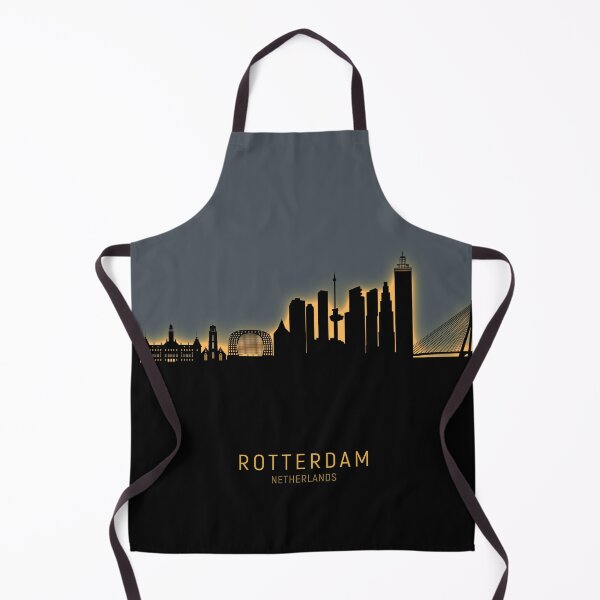 Item preview, Rotterdam The Netherlands Skyline designed and sold by ArtPrints.