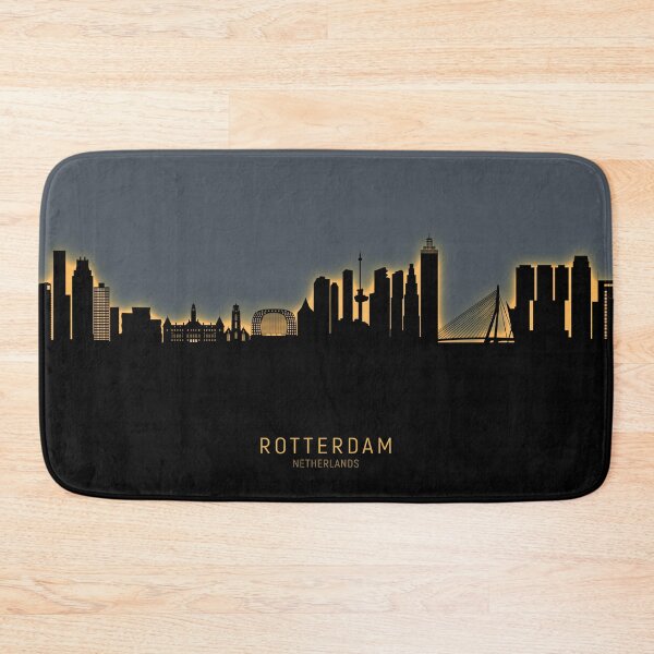 Item preview, Rotterdam The Netherlands Skyline designed and sold by ArtPrints.