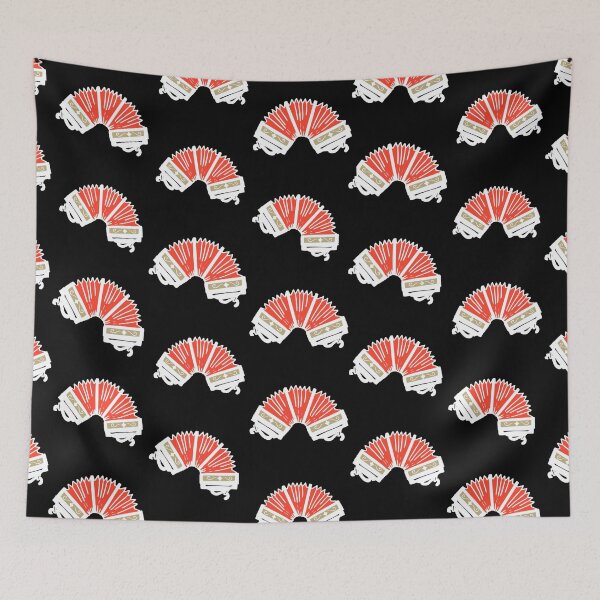 Item preview, Tango Red Bandoneon Pattern designed and sold by infinitetango.