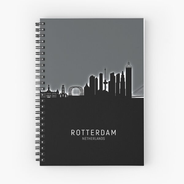 Item preview, Rotterdam The Netherlands Skyline designed and sold by ArtPrints.
