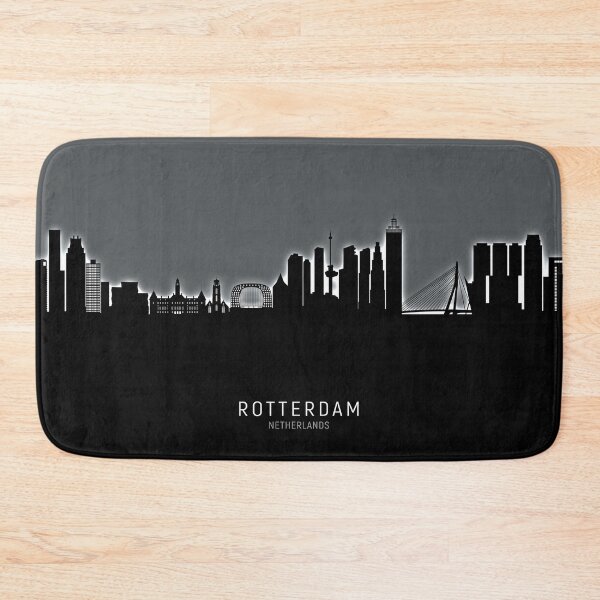 Item preview, Rotterdam The Netherlands Skyline designed and sold by ArtPrints.