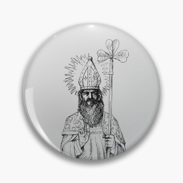 Artikelvorschau, Saint Patrick Sketch, St. Patricks Day entworfen und verkauft von funnytshirtemp.