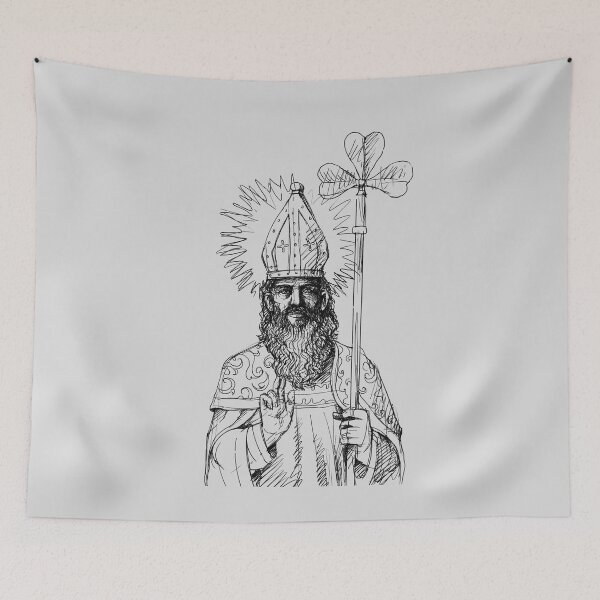 Item preview, Saint Patrick Sketch, St Patricks Day designed and sold by funnytshirtemp.