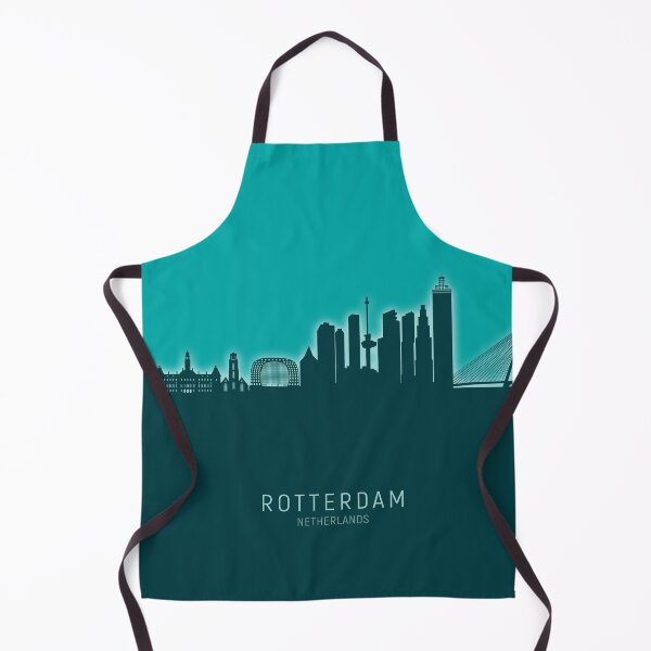 Item preview, Rotterdam The Netherlands Skyline designed and sold by ArtPrints.