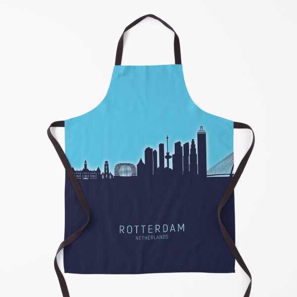 Item preview, Rotterdam The Netherlands Skyline designed and sold by ArtPrints.