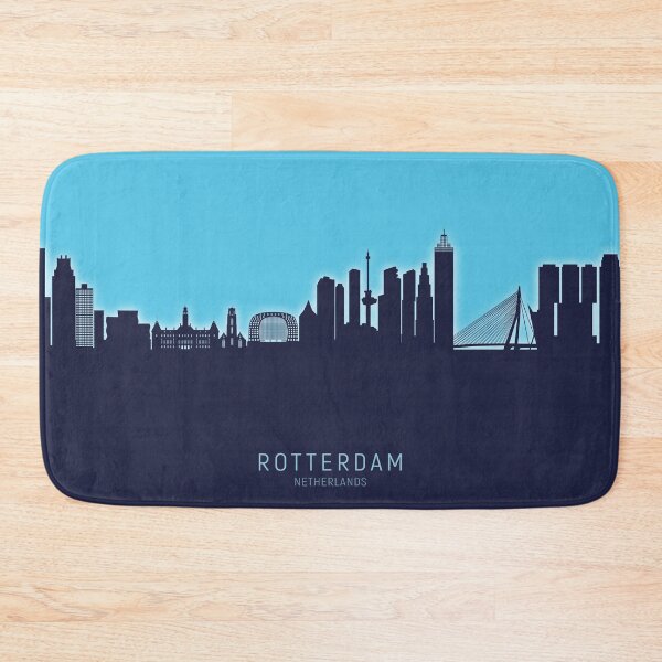 Item preview, Rotterdam The Netherlands Skyline designed and sold by ArtPrints.