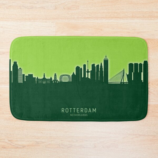 Item preview, Rotterdam The Netherlands Skyline designed and sold by ArtPrints.