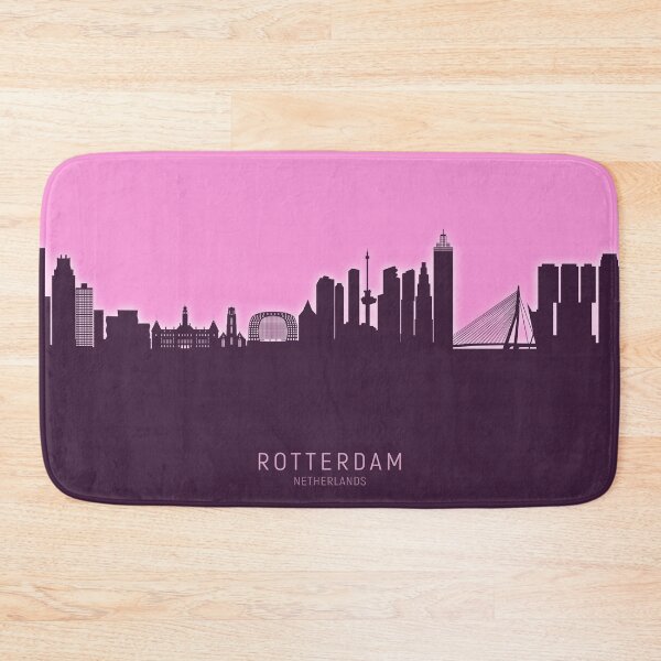 Item preview, Rotterdam The Netherlands Skyline designed and sold by ArtPrints.