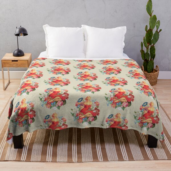Item preview, Lovely Retro Summer Cute Vintage Girl Flower Design designed and sold by TrulyEpoque.