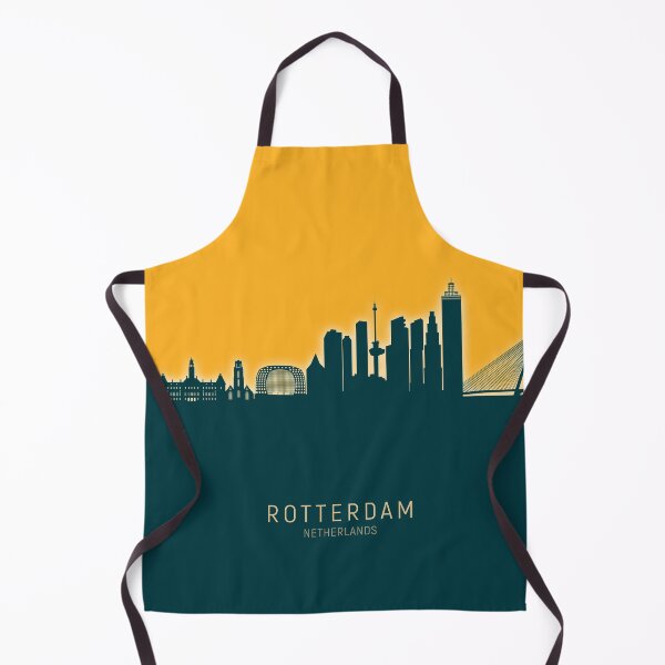Item preview, Rotterdam The Netherlands Skyline designed and sold by ArtPrints.