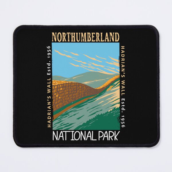 Item preview, Northumberland National Park Hadrians Wall England Distressed designed and sold by KrisSidDesigns.