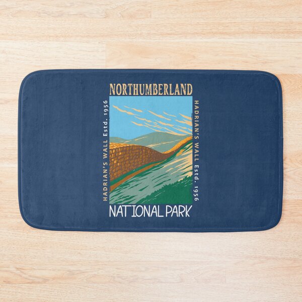 Item preview, Northumberland National Park Hadrians Wall England Distressed designed and sold by KrisSidDesigns.