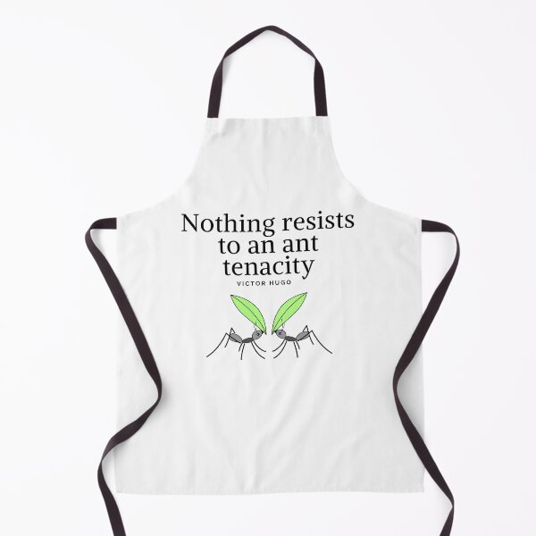 Item preview, Victor Hugo - Nothing resists to an ant tenacity - Perseverance Motivational Quote designed and sold by Vintage-TM.