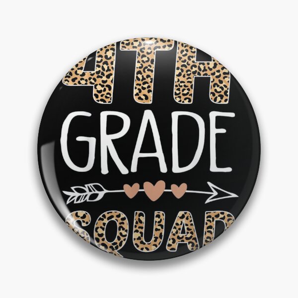 Item preview, 4th Grade Squad Leopard designed and sold by Maria Grubbs.
