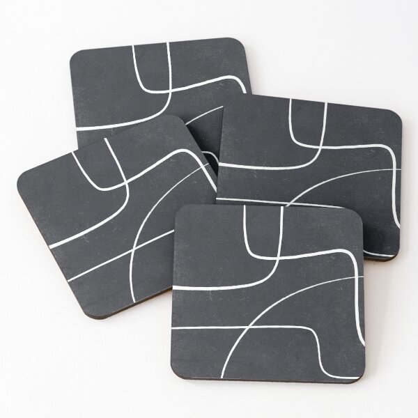Item preview, Black and White Abstract Minimalism Sketch designed and sold by trajeado14.