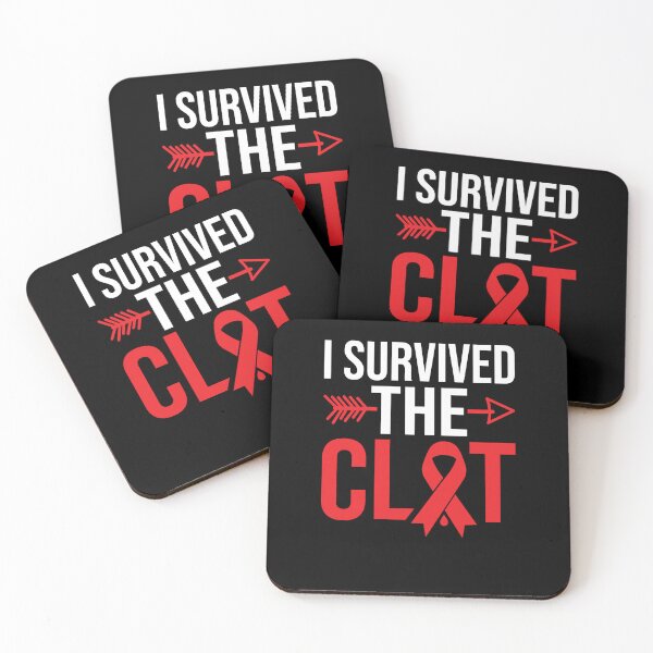 Item preview, I Survived Blood Clot Shirt, Pulmonary Embolism Awareness Shirt, Deep Vein Thrombosis Shirt, DVT Warrior Shirt, Venous Thromboembolism Shirt designed and sold by aymob.