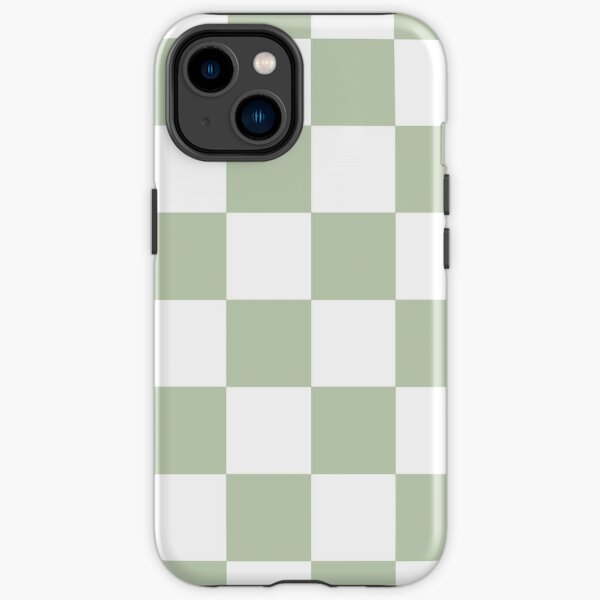 Metallic Mobile Phone Case With Convex-concave Chessboard Pattern