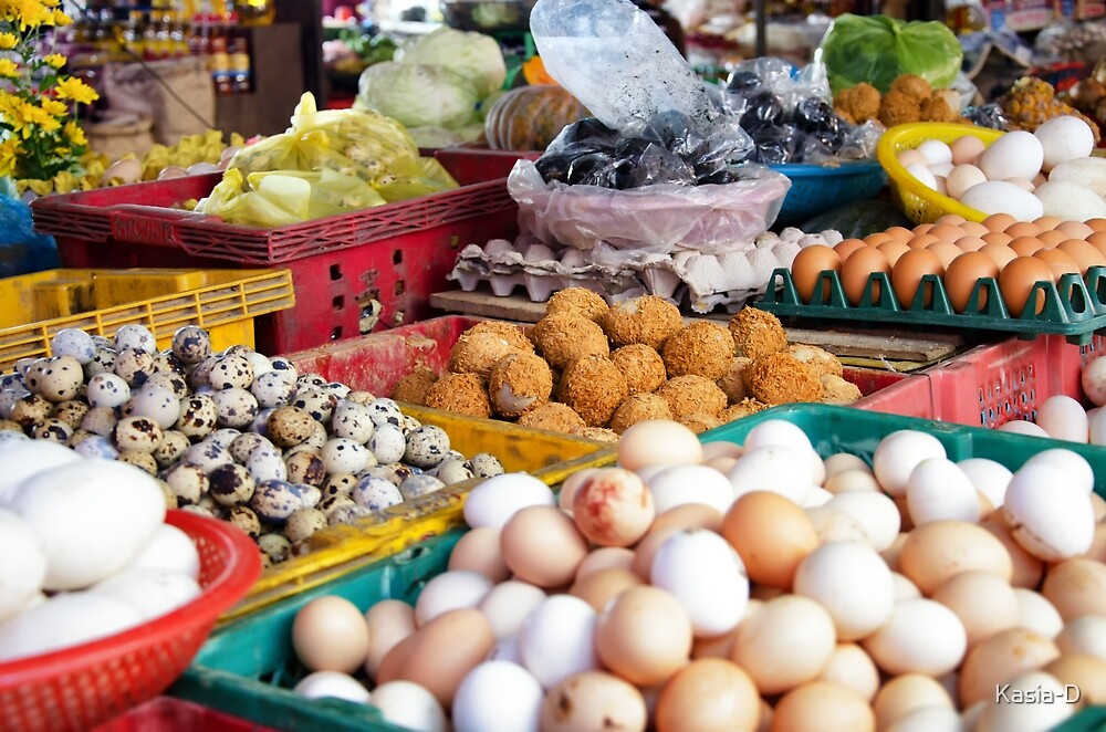 "Vietnam Eggs, Eggs, Eggs" by KasiaD Redbubble