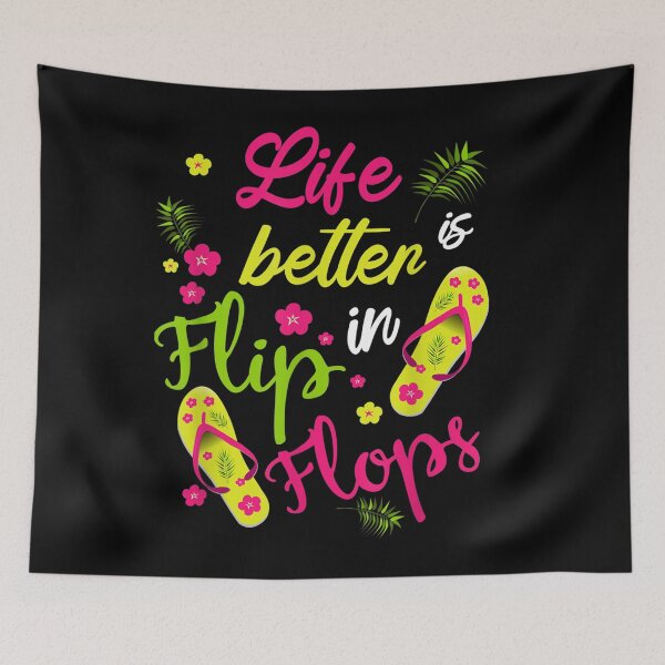 Item preview, Life is better in Flip Flops - Beach designed and sold by RichardxBen.