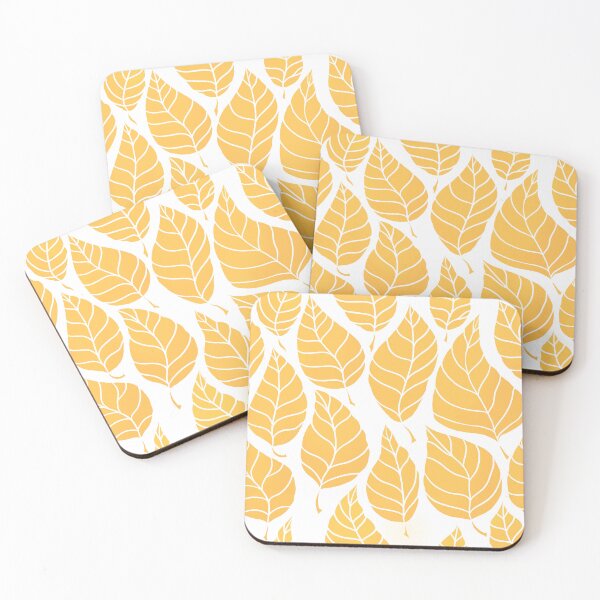 Item preview, Golden Elegant Modern Leaf Seamless Pattern designed and sold by Alex Goubar.